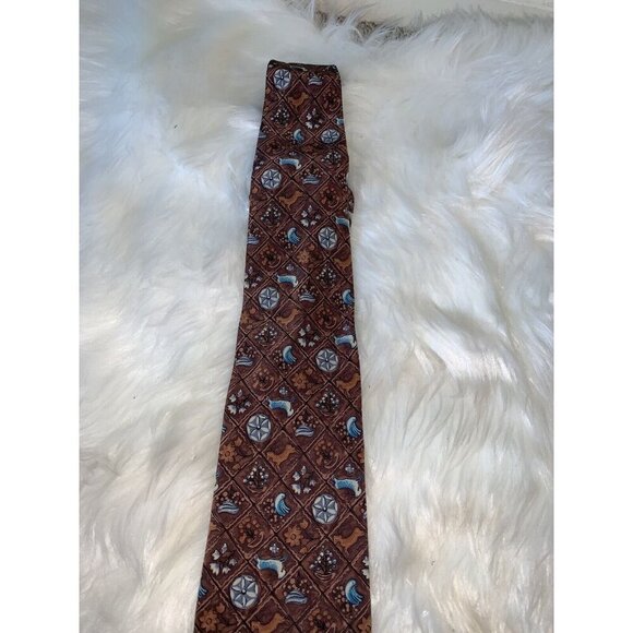 Vintage CHRISTIAN DIOR Mens Necktie TIE Monsieur SILK - Picture 4 of 7